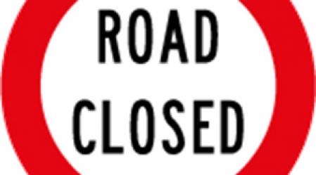 road closed
