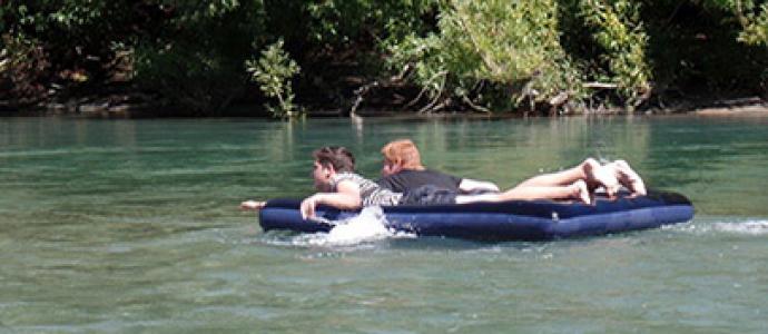 Airbed Kawarau 25jan15 Marty