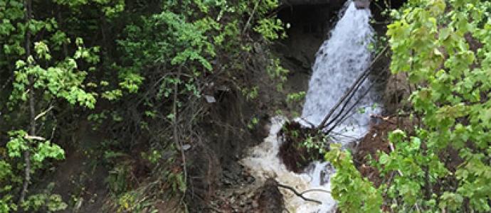 Macetown Track before pipe shut down 8nov15