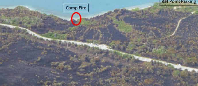 Rat Point Fire origin