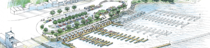 Frankton marina render