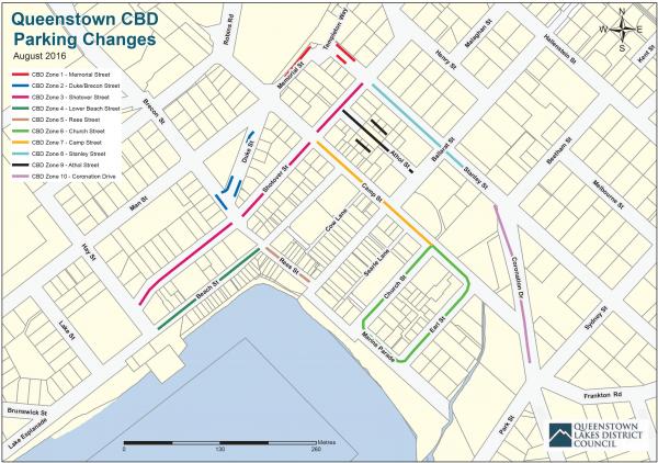 Queenstown CBD Parking Zones